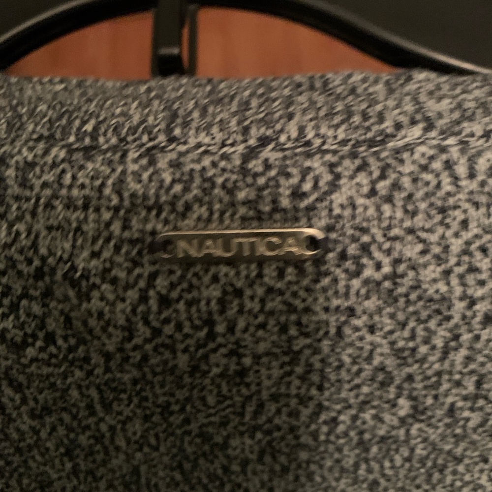 Women’s sweater size small in black and white tweed.  By Nautical. - Picture 3 of 8